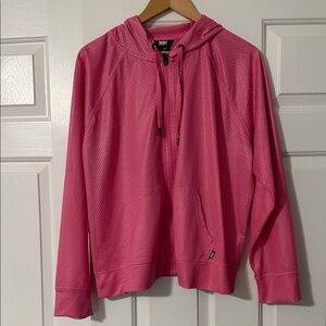 XL DKNY Vibrant Pink Mesh Hoodie